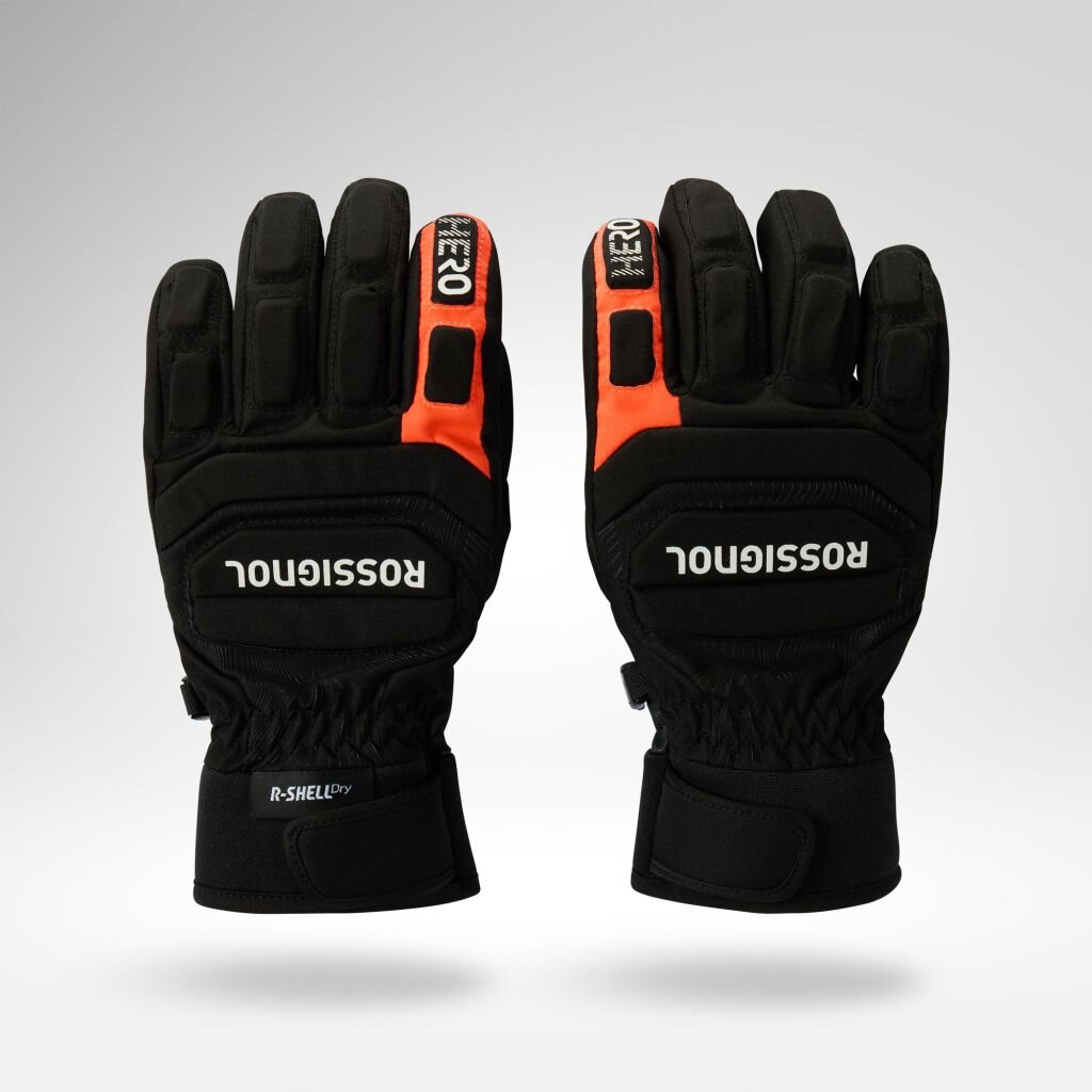 Mănuși de schi Rossignol JR HERO SKI GLOVES R-SHELL DRY-BLACK